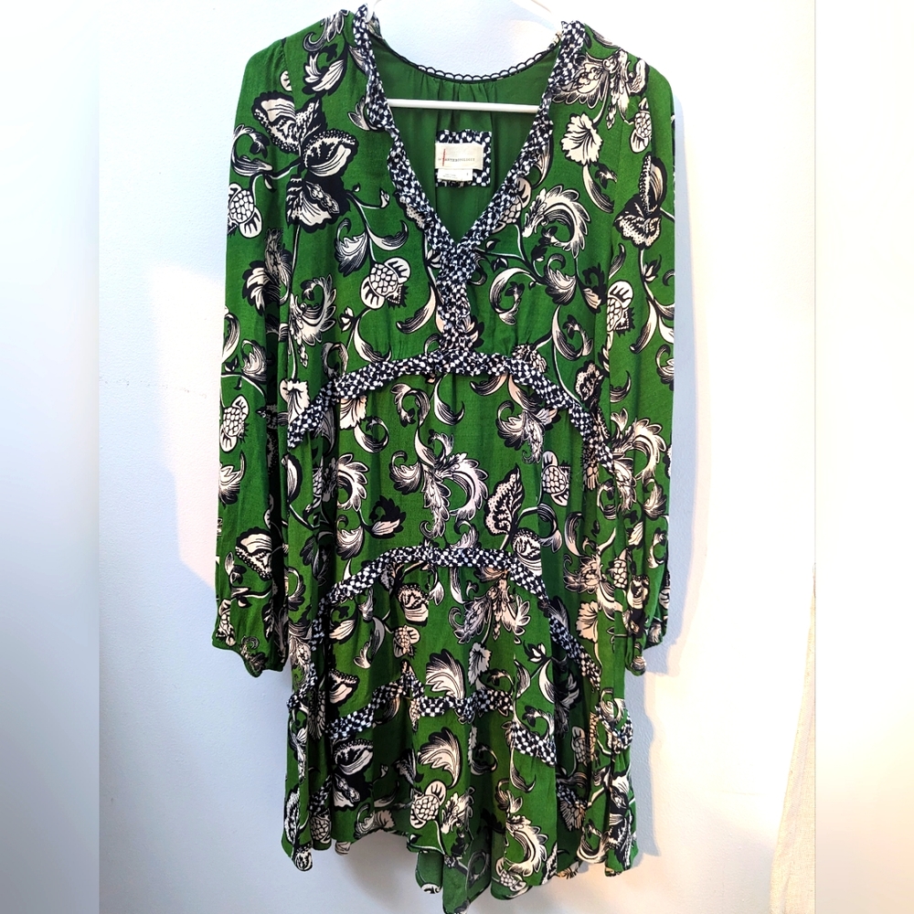 Anthropologie Tiered Mini-Dress - S